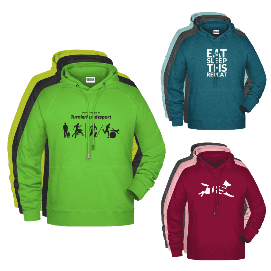 Herren Hoodie mit THS Motiven von Paw Passion